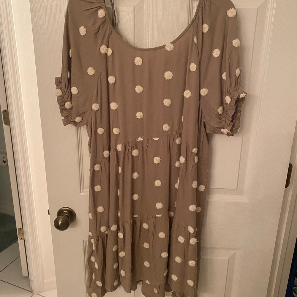 Pink Lily Polka Dot Dress NWOT